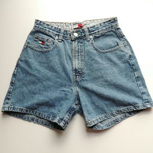 Vintage Tommy Hilfiger High Waisted Denim Shorts